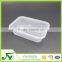 Heated 650ml PP plastic food box with lid