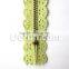 Orange Green Pink 2016 Design Colour Lace Tape Metal Zipper