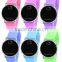 Colorful large display silicone multi function digital watch
