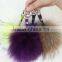 New fashion raccoon fur pom poms bag charm for decoration