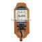archaistic manual coffee grinder with wooden case