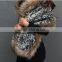 Promotion price keep warm winter waistcoat woman fake fur Leopard sexy lady shawls