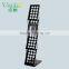 4 tier black color folding office library bookshelf