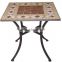 Garden use round mosaic bistro table/Stone dinner mosaic table