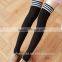velvet stripe school girls stockings tights pantyhose
