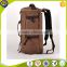 2016 New Trendy Vintage Waxed Canvas Backpack