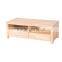 New Design Oiled Solid Wood 2 Drawers tv Cabinet