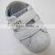 high quality hand made sports baby shoes PU leather upper