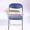 plastic folding PU conference chairs with writing board 1084B