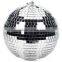 Attractive Party Stage Silver Disco Mirror Reflective Glass 12inch Plastic Ball