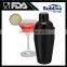 Manufacturer 350ml Deluxe Mill - black Cocktail Shaker With Powder Coated
