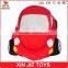 good quality plush red car toy stuffed kids soft car toy