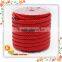 10mm Width Red Peaceful Braided Cow Leather Cord for Bracelets Making