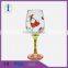 Cheap Elegant Decoration fancy Clear hand painted Wine Glass                        
                                                Quality Choice