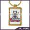 Cheapest Good Pricecustom Logo South Dakota Digital Printing Key Chain Rings