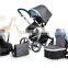 Baby Aluminum Stroller 3 in 1 Europe Standard EN1888 Push Chair