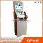 Floor Standing Bank Card Payment Kiosk with Magnetic Card Swipe Reader