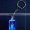Wholesale crystal rectangle led keychain for laser engraving