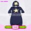 New arrive baby evening gown long sleeves clothes baby romper gown lap shoulder flower pattern jumper infant girl gown with hat