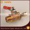 HOT! Brass Male Ball Valve With Nozzle
