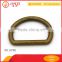 Bag accessory metal d ring open d ring