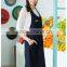 High quality custom denim kitchen chef apron for women