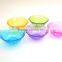 cheap colored round decorative glass bowls for food manufacturers wholesale