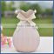 Elegant home decoration solid color small flower vase