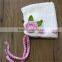 White Color Hand Crochet Toddler Bonnets
