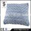 wholesale new design faux fur and Linen cushion cover , soft cushion pillow