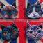 super lovely cartoon 3D solid big eye dog style ladies plush zipper small money coin bag