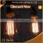 Alibaba Hot products E27 Vintage Edison Light Bulb 25W/40W/60w Carbon Filament Edison Bulb ST58/ST64