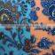 wholesale polyester floral printed stretch velvet fabric