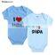 2016 summer novel print pattern letter papa and mama baby outfits
