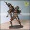 The European indoor bronze sculpture figures of boys and girls dancing