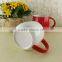 Hot sales red and white couple creamic Mug