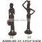 Different visual art craft african women sex folk art figurine for sale