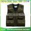 Custom made sleeveless work vests with multi pockets high quality volunteer vest