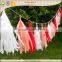 Asia Red tissue paper tassel for party favor
