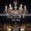 Professional crystal wedding cake stand hand blown glass chandelier pendants lights