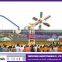 carnee amusement equipment swing ride Top Scan ride speed windmill ride for sale