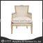 American village the flax cloth soft roll armchair single sofa chair