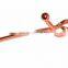 Rose Gold Metal Embossed Logo Hangers Bikini With Clips