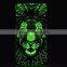 LUXO Glow In The Dark Owl Wolf Tiger Shell Skin Luminous Noctilucent 3D Case for samsung s6