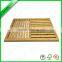 Bathroom wood shower mat anti slip shower mat