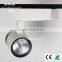 COB tiltable 3 phase led track light cylindrical 3 years warranty Commercial Lighting