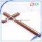 Copper Bar Inlayed Wooden Religious Cross