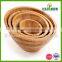 High Quality Hot Selling Bamboo Bowl Set, Bamboo Salad Bowl Set Wholesale
