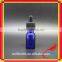 child resistant dropper bottle with blue glass bottle for essential oil with essential oil bottle
