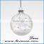 Shine--blown glass christmas ornament crafts transparent Xmas glass ball